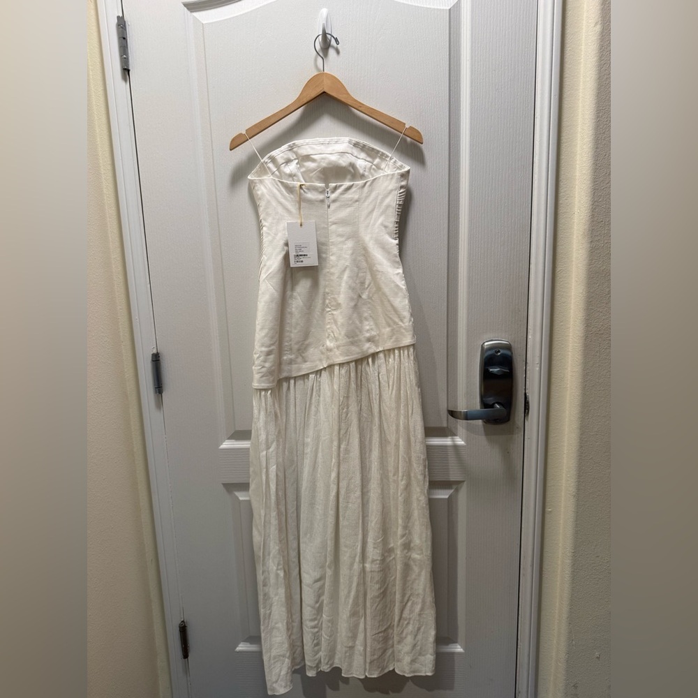 SIGNIFICANT OTHER BLYTH Strapless MAXI DRESS - IVORY Size 4 NWOT - Picture 8 of 9